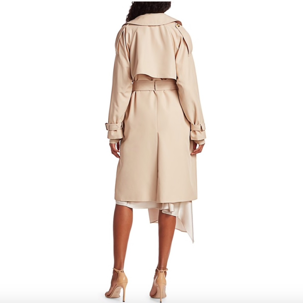 NWT $595 Alice + Olivia Adrien Trench Coat XS - Picture 5 of 15